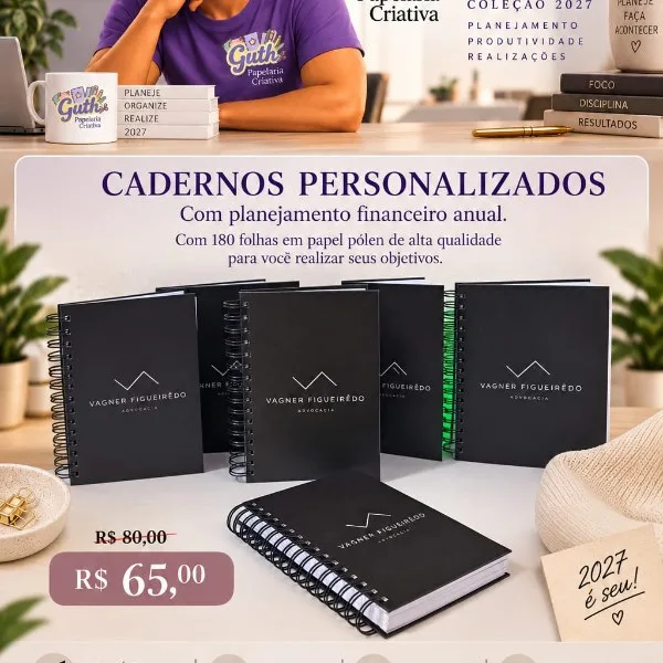 Caderno Corporativo Pontilhado