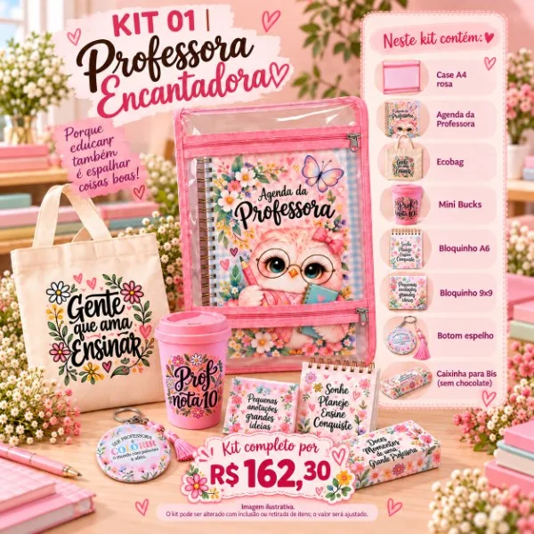 KIT 1 -  PROFESSORA ENCANTADORA