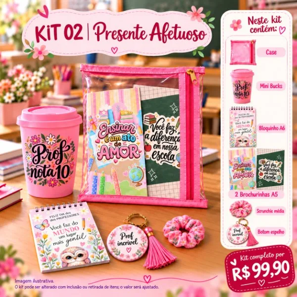 KIT 2 -  PROFESSORA ENCANTADORA