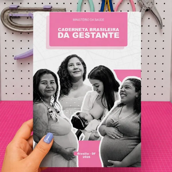 KIT COM 2 MIOLOS DE CADERNETA GESTANTE - VERSÃO CLEAN