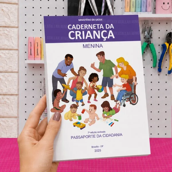 KIT COM 2 MIOLOS DE CADERNETA INFANTIL A5 - VERSÃO ORIGINAL